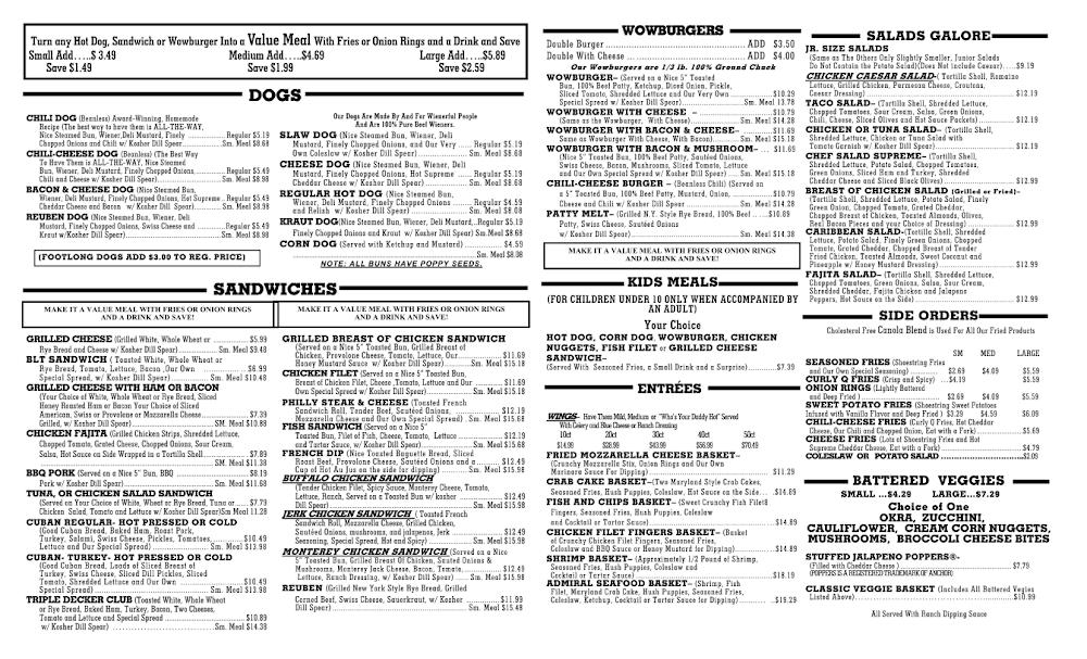 Campbell's Dairyland Menu image 1