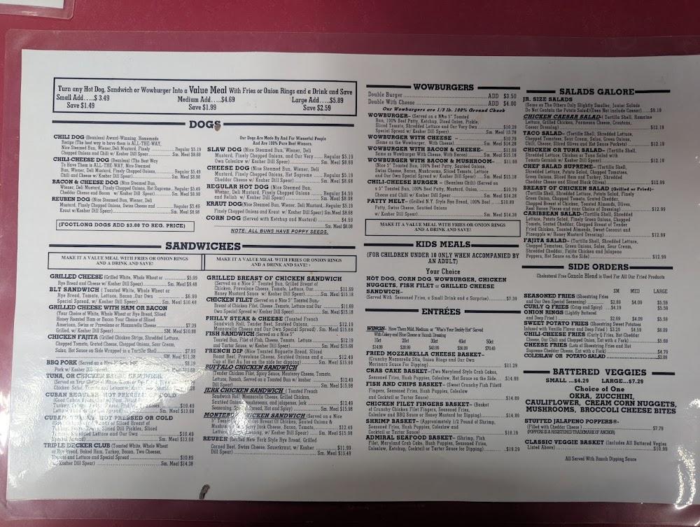 Campbell's Dairyland Menu image 3